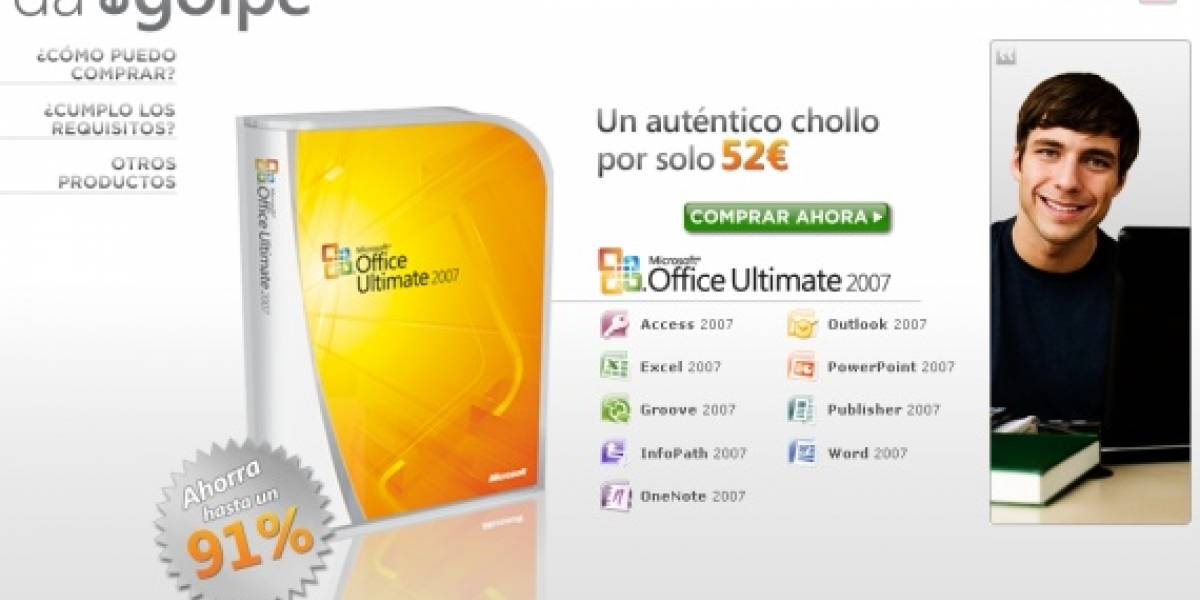 Los estudiantes europeos pueden comprar Vista y Office a precio de liquidación