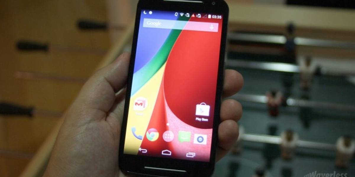 Publican foto de Android 5.1 corriendo en el Moto G Segunda Generación