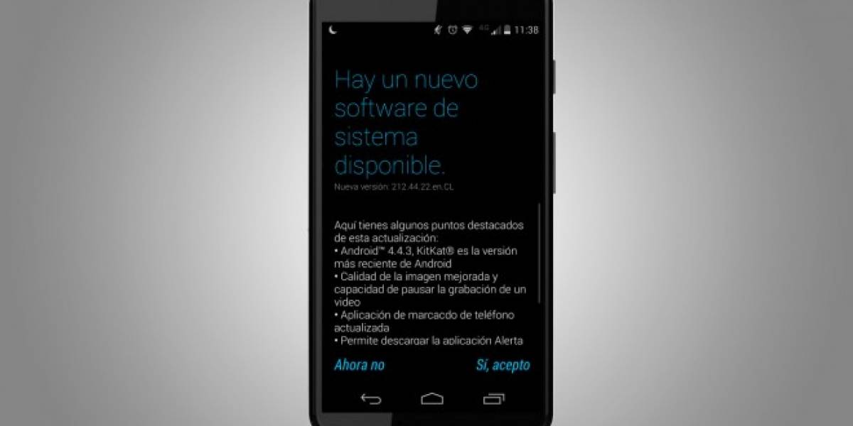 Motorola Moto X de Movistar Chile comienza a recibir Android 4.4.3