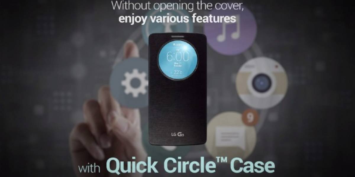QuickCircle Case es la nueva funda oficial del LG G3