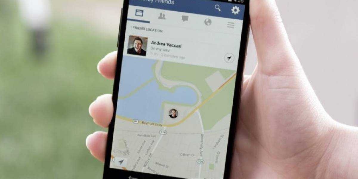 Facebook lanza opción para encontrar a tus amigos en los alrededores
