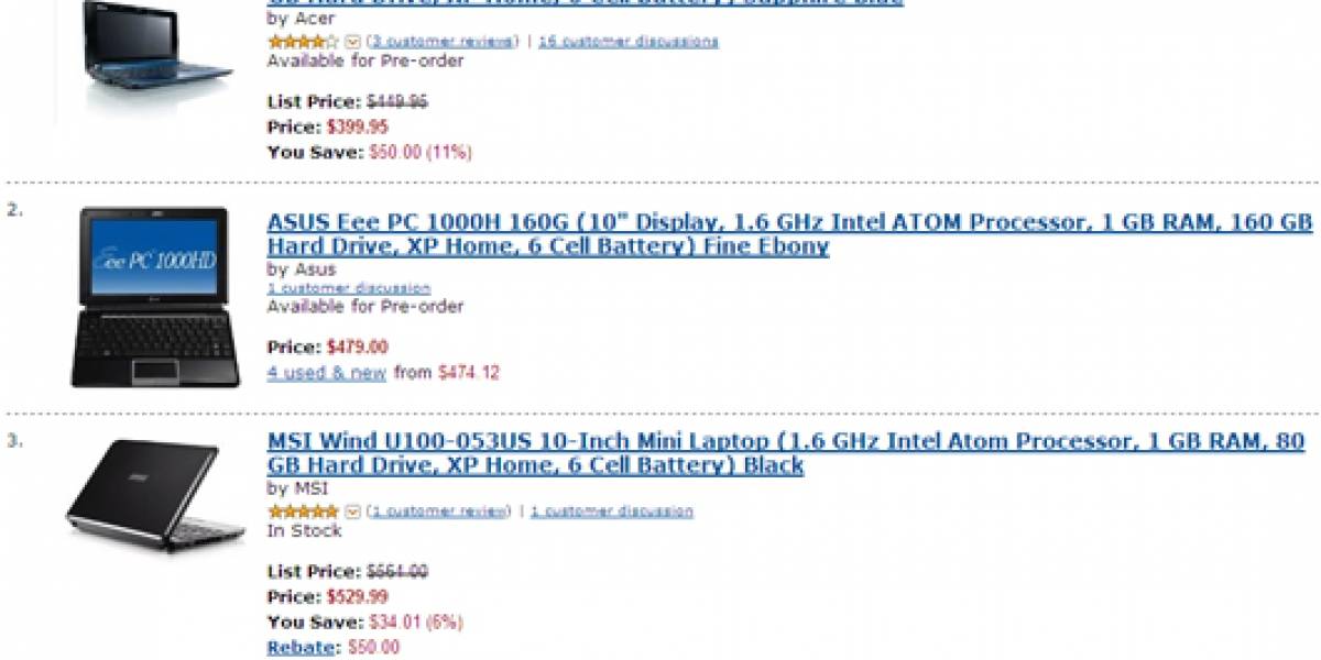 Los netbooks llegaron para quedarse