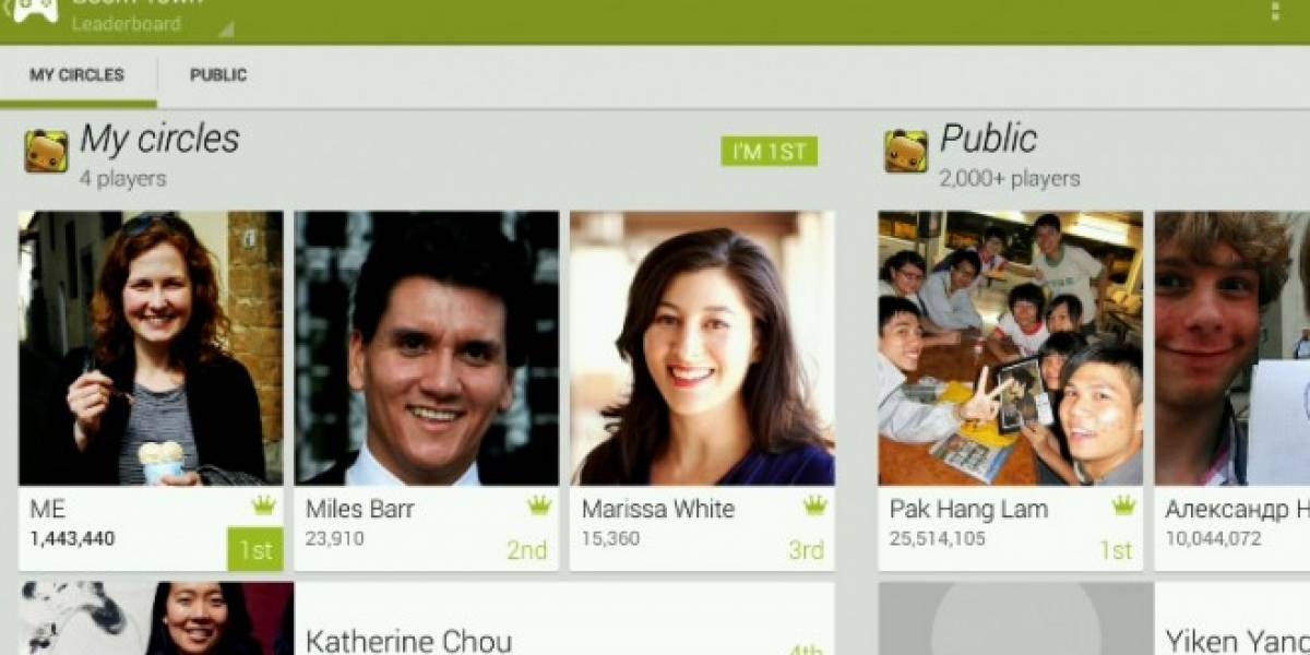 Play Games: La respuesta de Google al Game Center de Apple