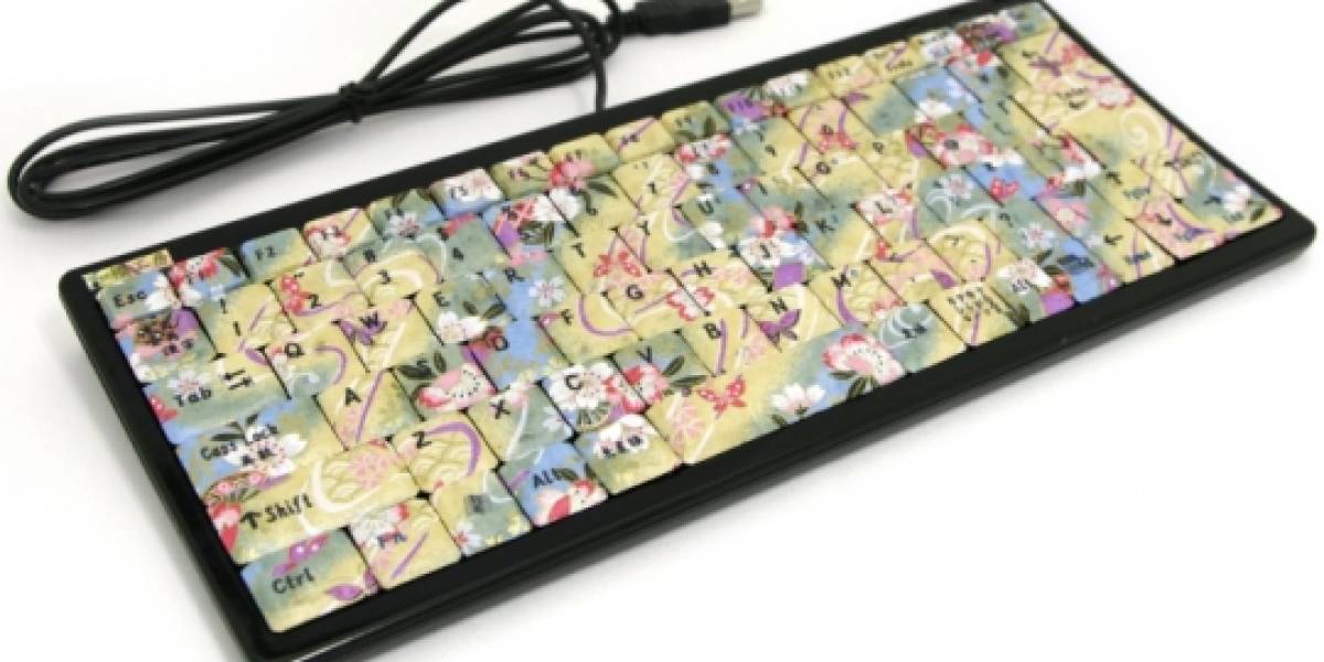Bling! Bling! Teclados pintados a mano