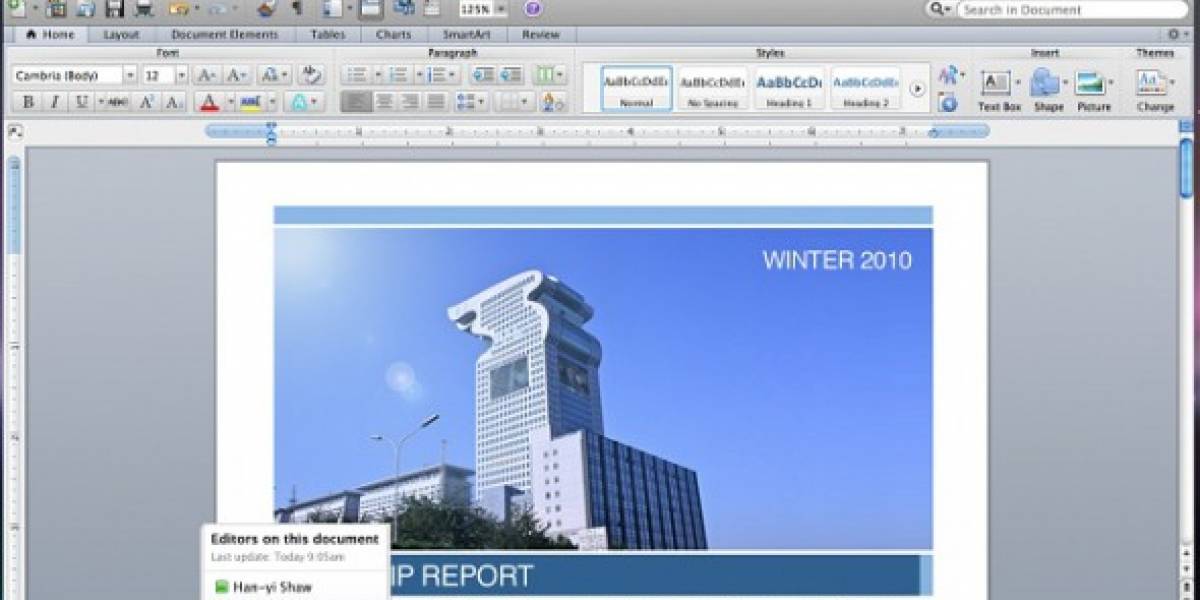 Publican avance en video de Office:mac 2011