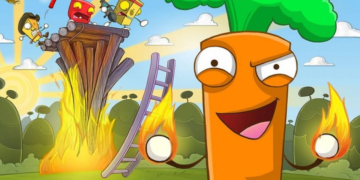 Organic Panic, un videojuego de vegetales versus carnes