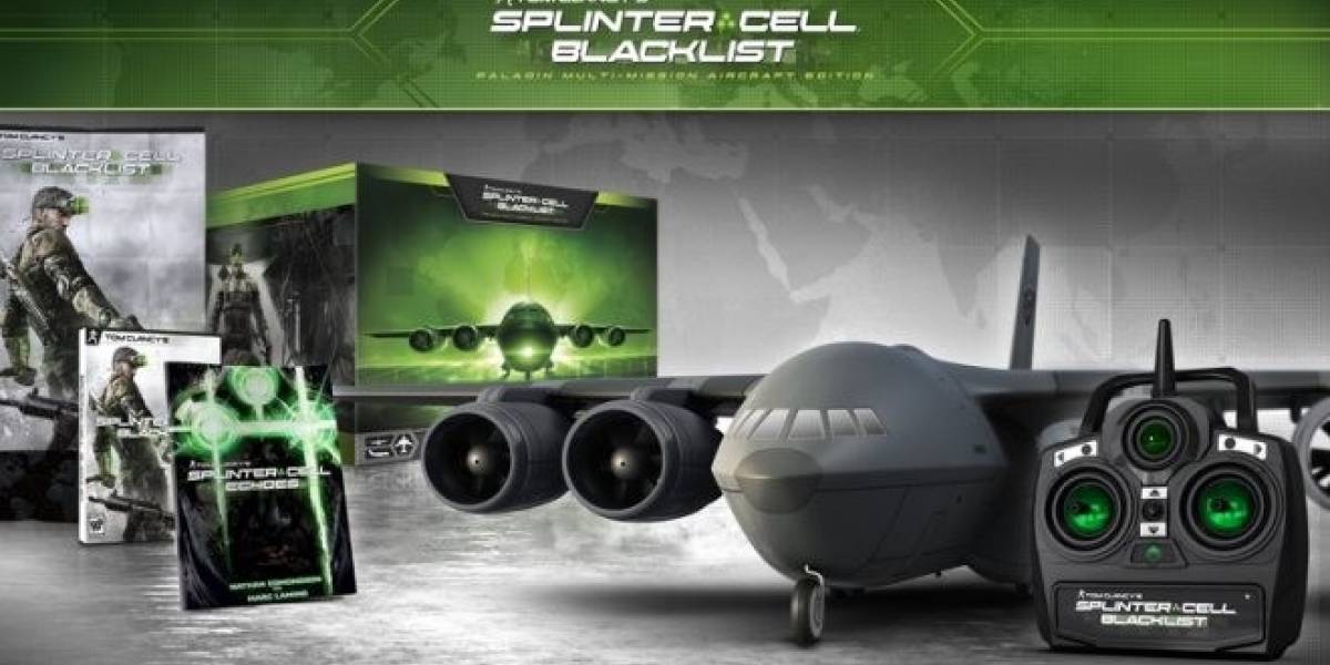 Edición de colección de Splinter Cell: Blacklist incluirá un avión a control remoto