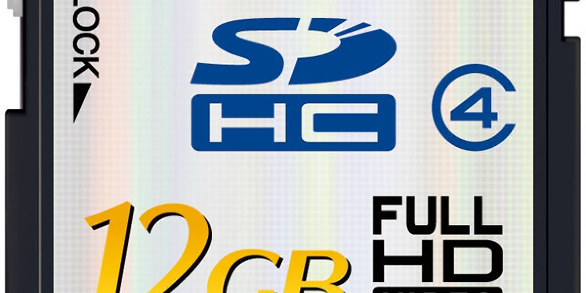 Panasonic introduce tarjetas SDHC de 6 y 12GB
