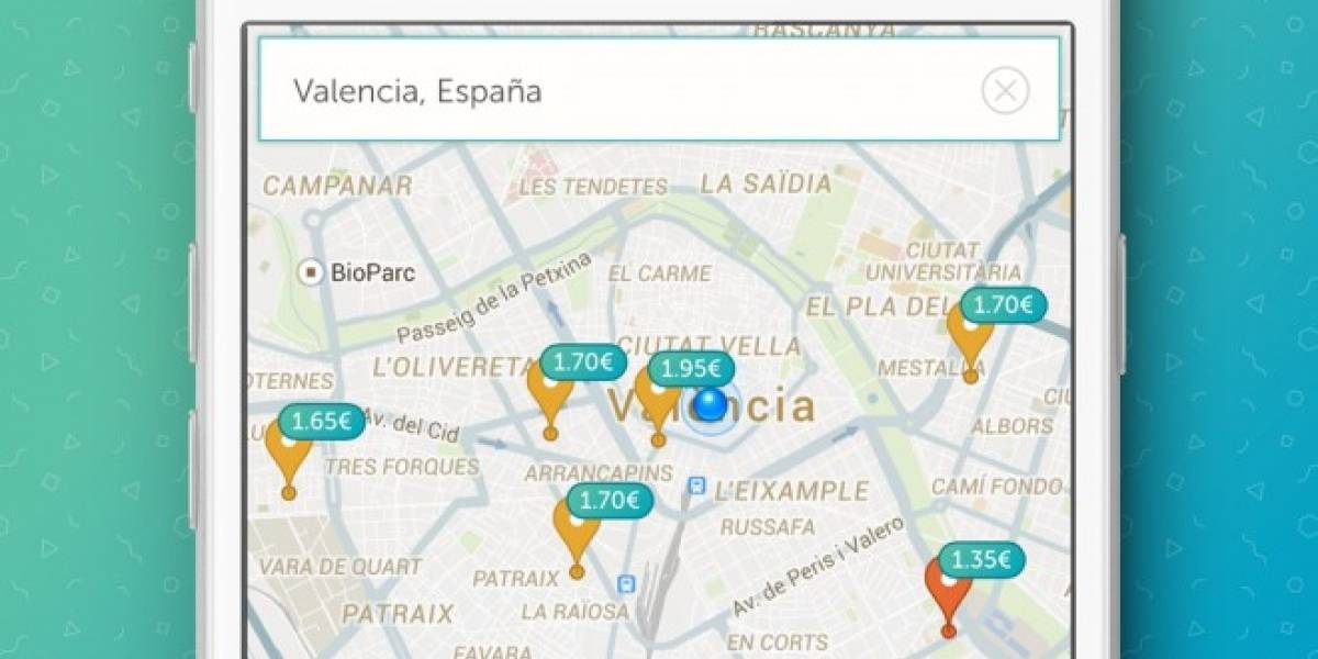 Parquo te muestra espacios donde aparcar tu automóvil pero a un precio