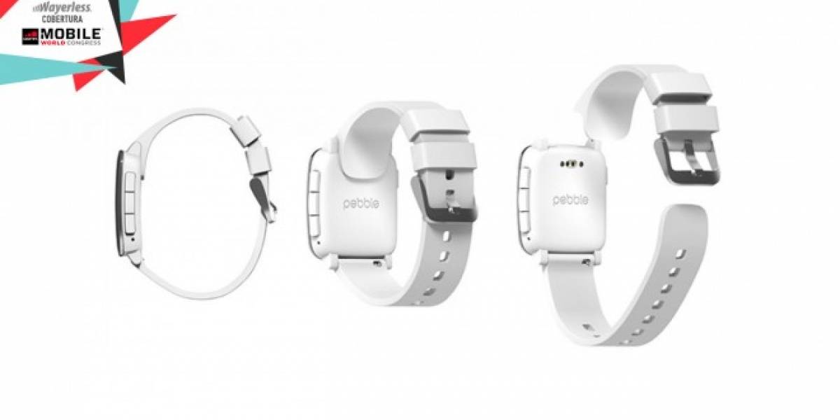 Pebble anuncia correas inteligentes para el Pebble Time #MWC15