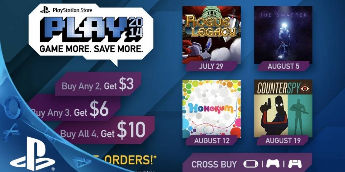 Sony anuncia la línea de juegos que integran el programa PLAY 2014 en PS Store