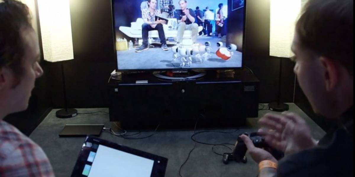 Mira esta demostración de PS4 usando PlayStation Camera y un tablet #E3