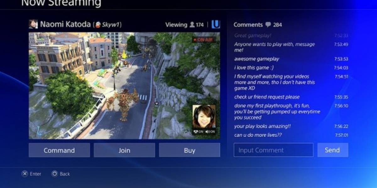 Así luce la interfaz de la PS4 en acción #E3