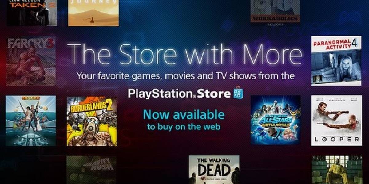 Ya está en línea la versión web de la PlayStation Store