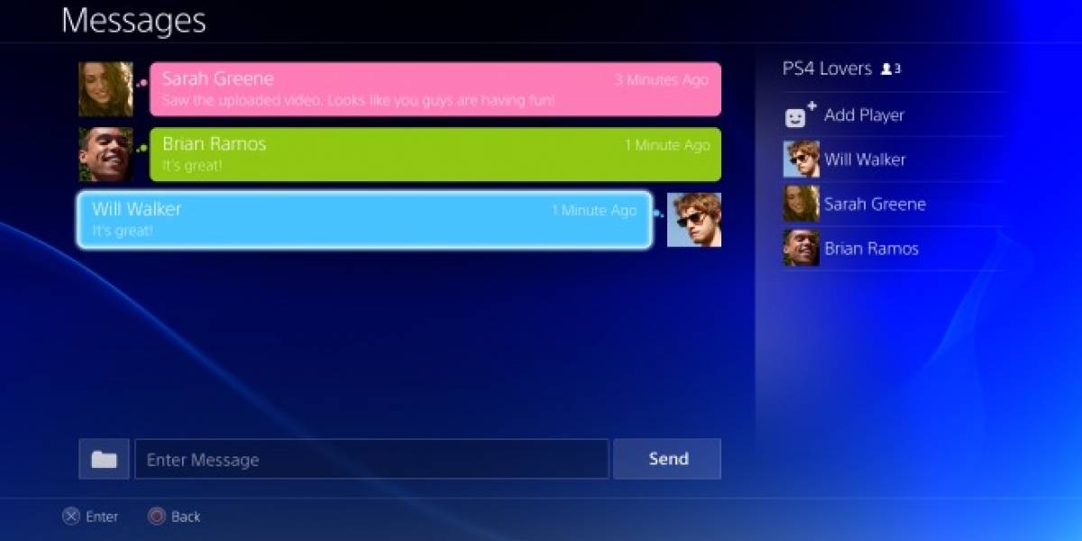 PlayStation 4 tendrá chat grupal gratuito y permitirá hasta 2000 amigos