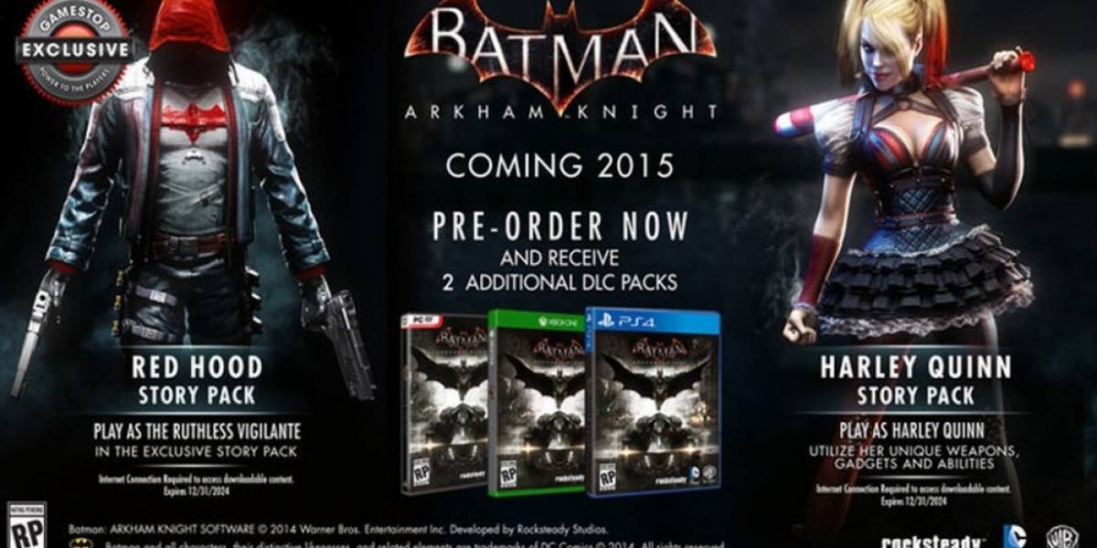 Compre Arkham Knight en GameStop, lleve DLC exclusivo de Red Hood