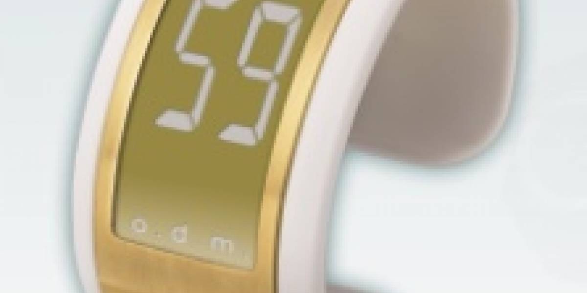 Filmatic II: Reloj con pantalla dorada de papel electrónico