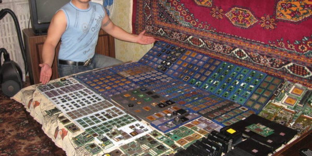 Coleccionista ruso posee más de 1000 CPUs