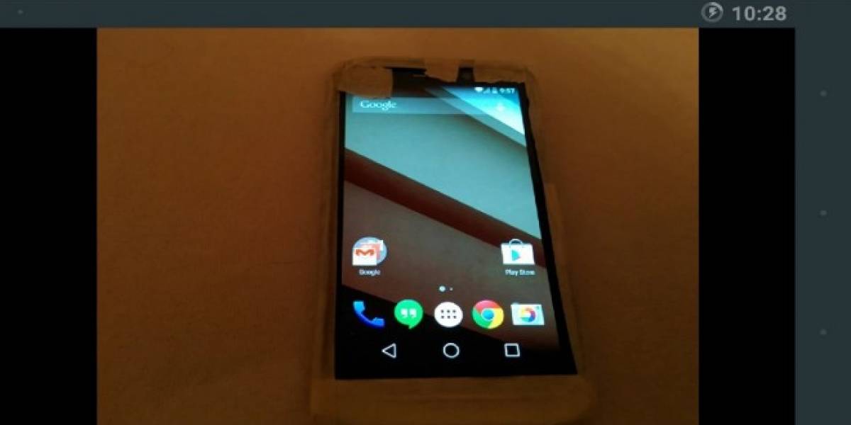 Aparece en vídeo un nuevo Motorola con Android L