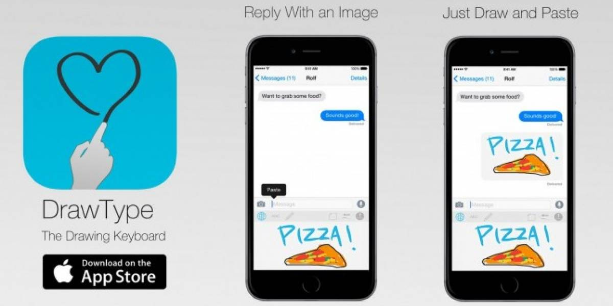 DrawType es un teclado para iOS diseñado para que dibujes tus mensajes