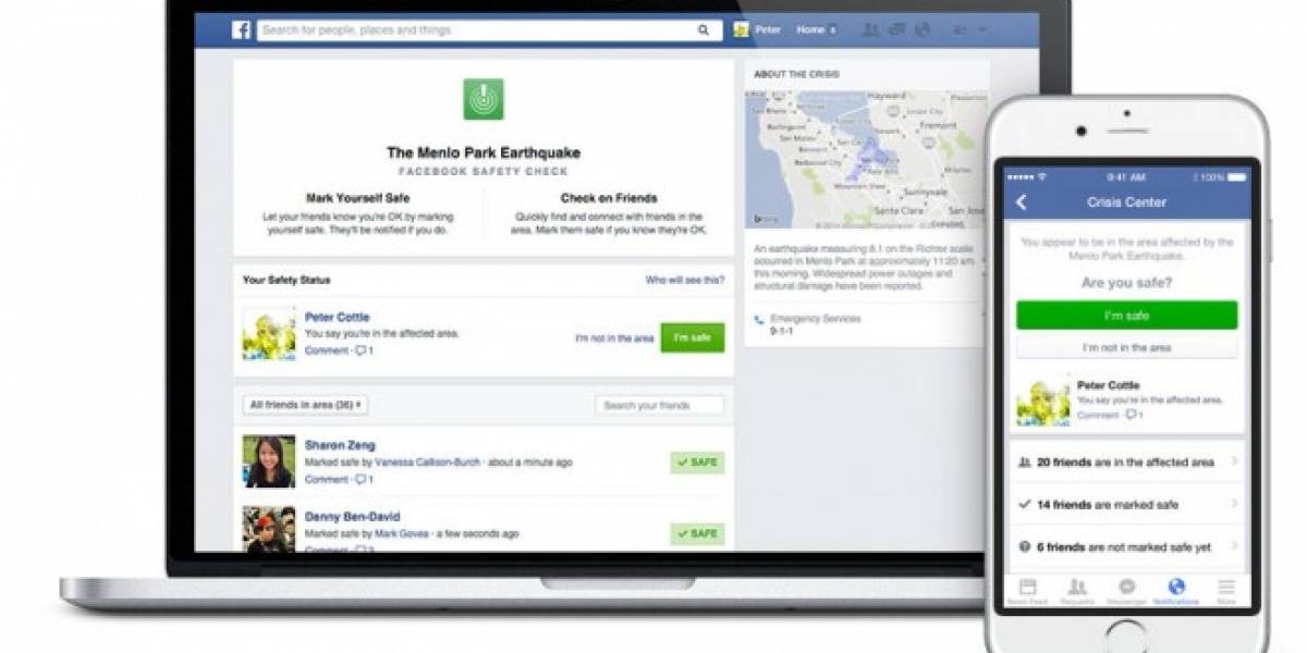 Facebook lanza herramienta para avisar que estás bien en caso de desastres