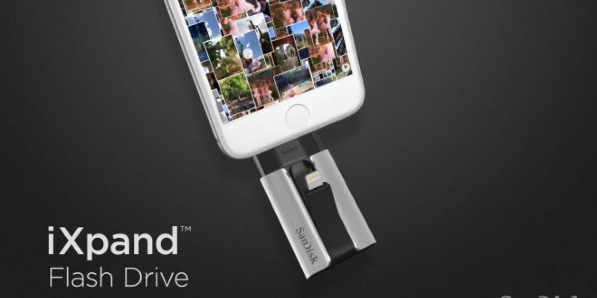 SanDisk iXpand, un pendrive con puerto Lightning para aumentar la capacidad del iPhone