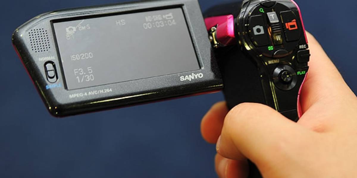 Video HD en la palma de tu mano: Sanyo XACTI HD800