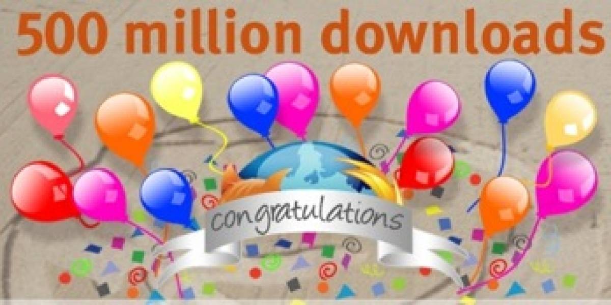 Firefox a punto de llegar a las 500 Millones de descargas