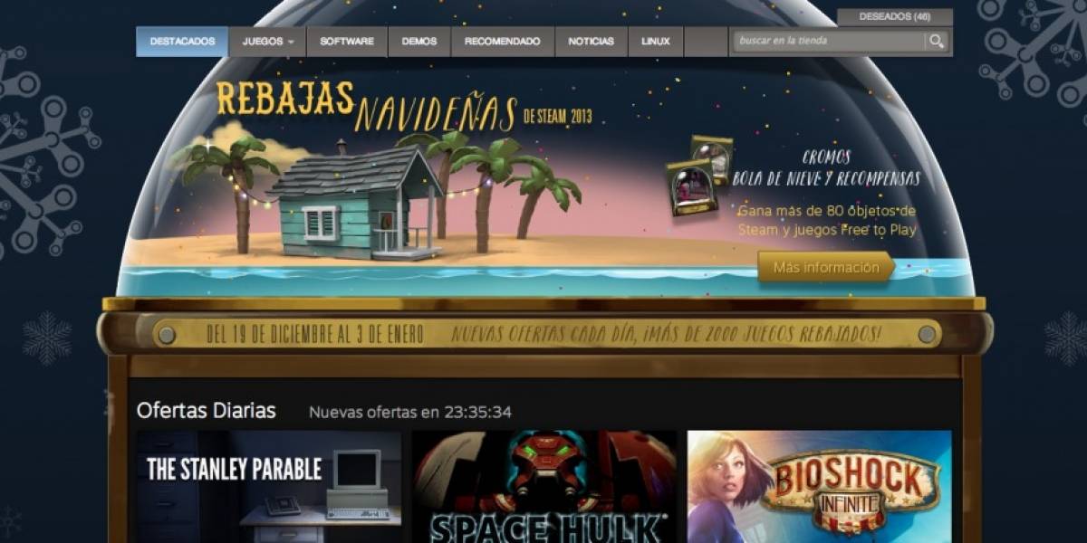 Comienzan las rebajas de navidad en Steam