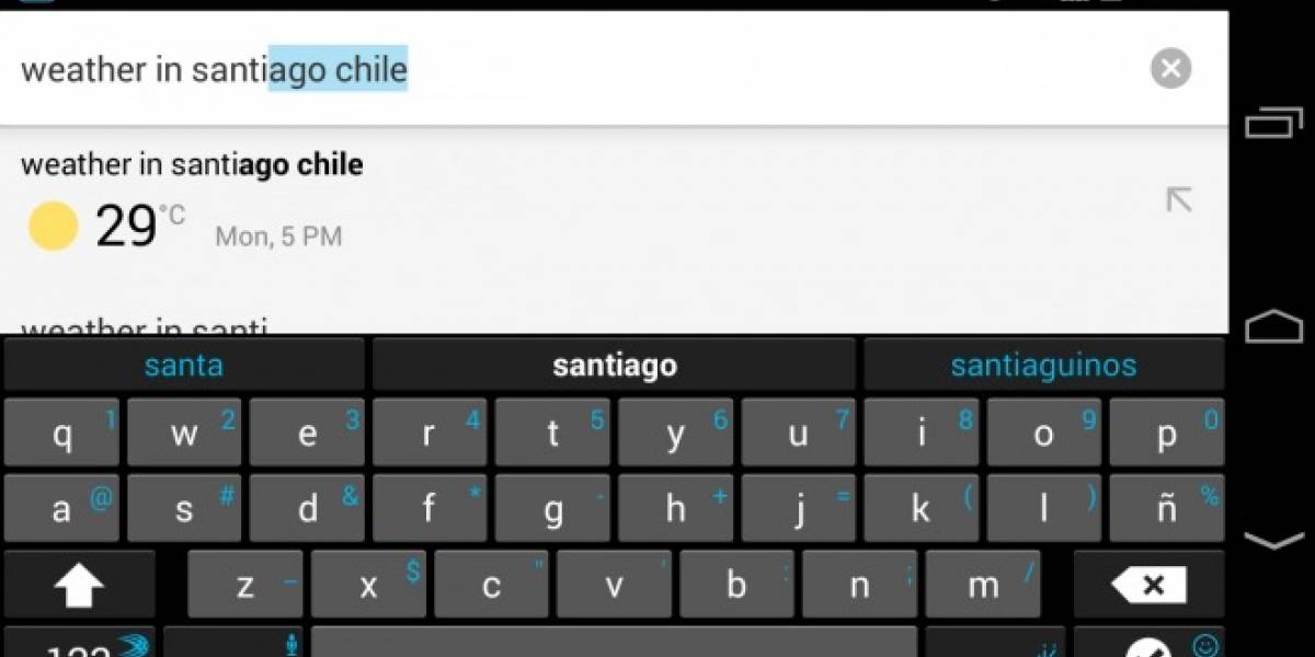 Haz que Chrome para Android entregue respuestas en lista de sugerencias para autocompletar