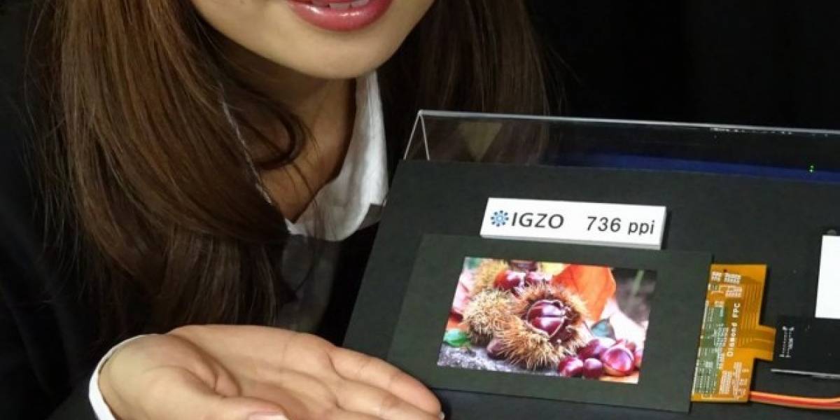 Sharp crea una increíble pantalla de 4,1 pulgadas que aloja más de cuatro millones de pixeles