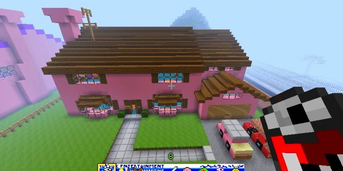 La intro de Los Simpsons, versión Minecraft