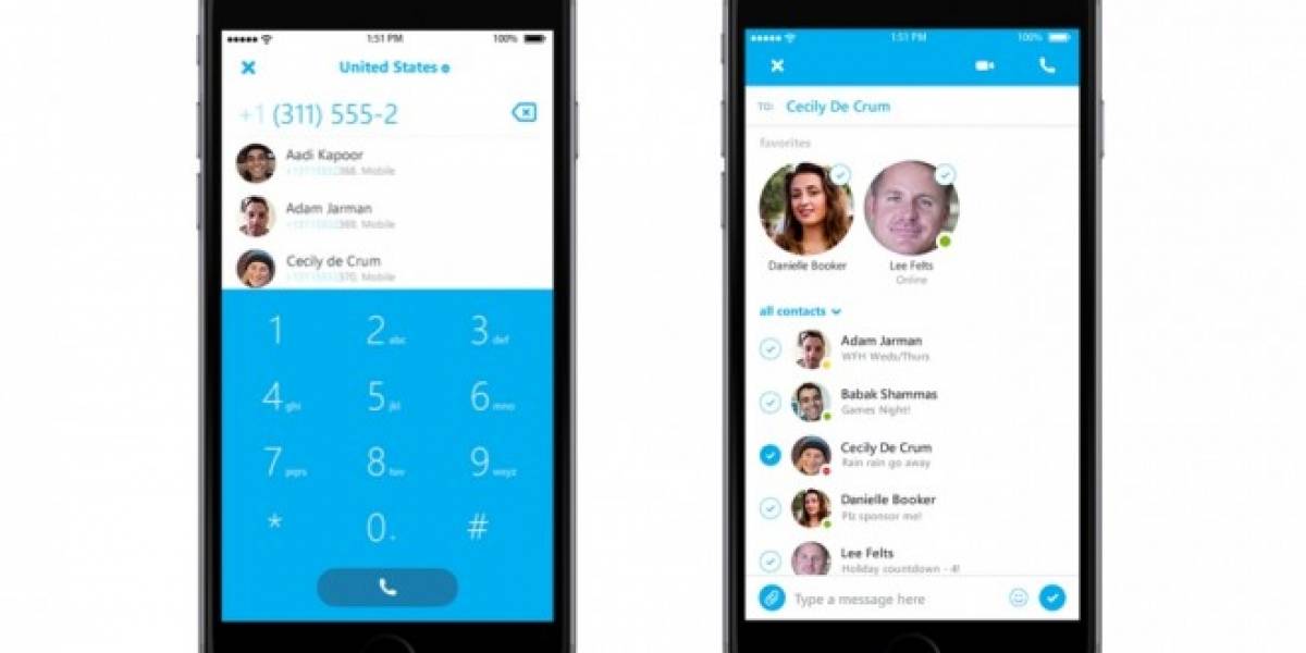 Skype para iOS ya permite guardar contactos desde el teclado numérico