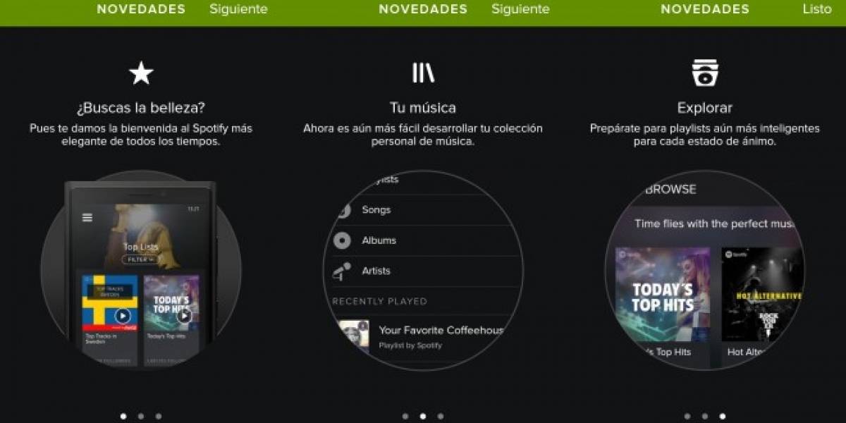 Spotify por fin rediseña su versión para Windows Phone
