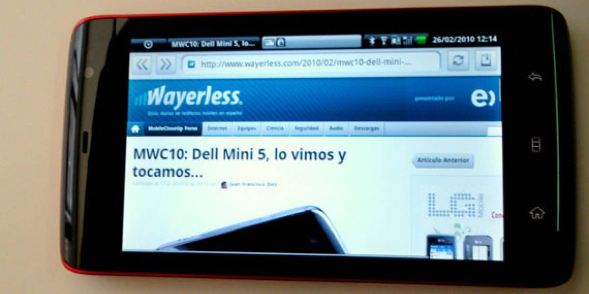 Dell Streak disponible por USD$549