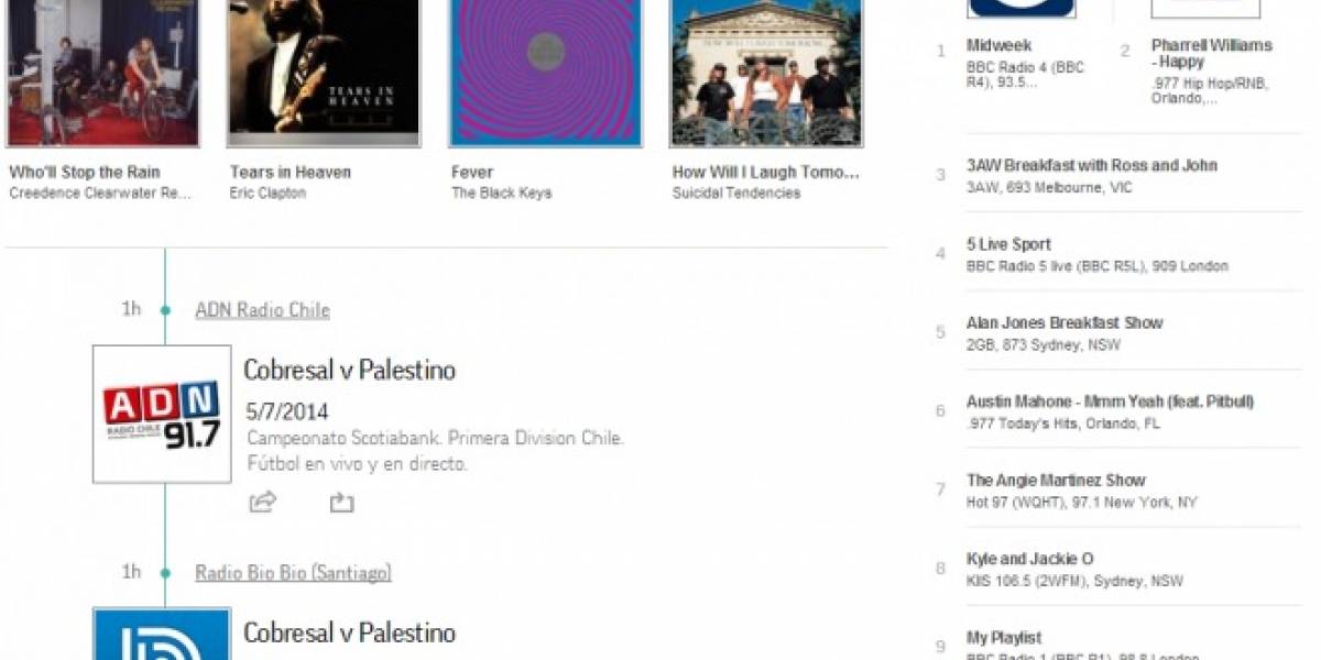 TuneIn intenta reinventarse como una red social del audio