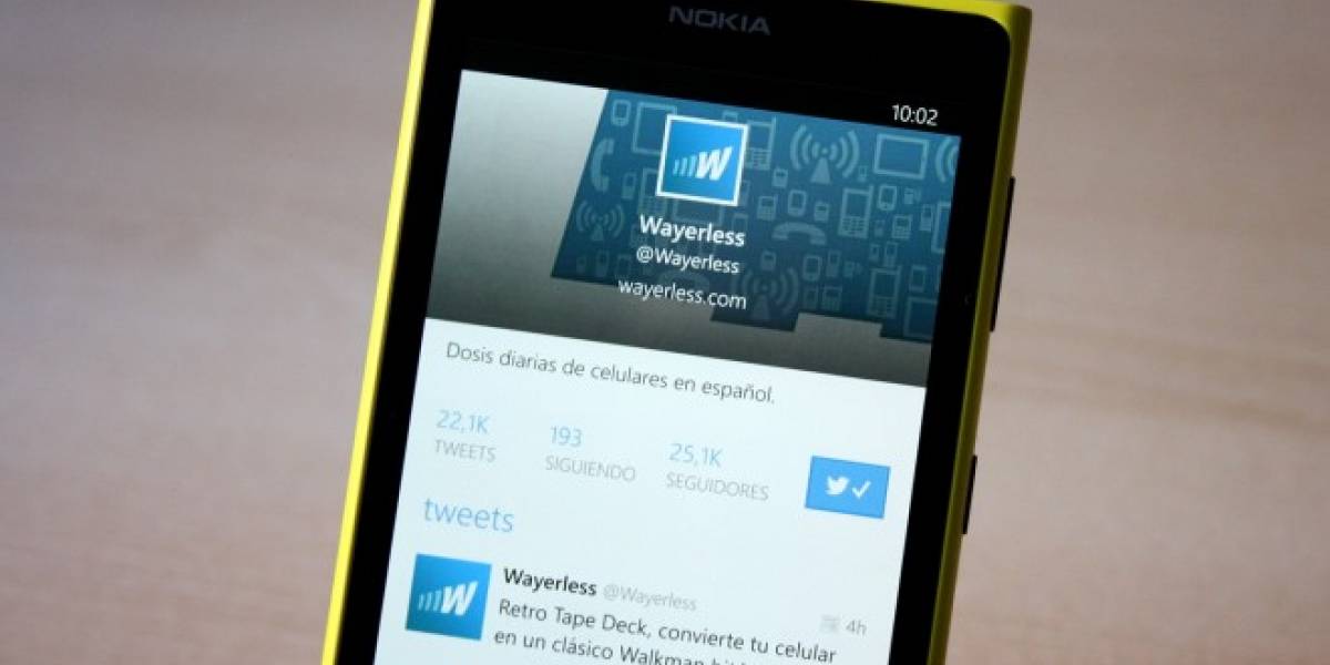 Twitter para Windows Phone se actualiza con necesarias mejoras