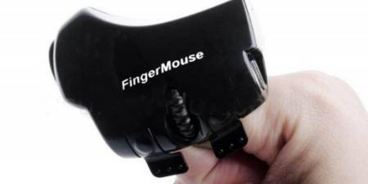 Mouse inalámbrico en tu dedo