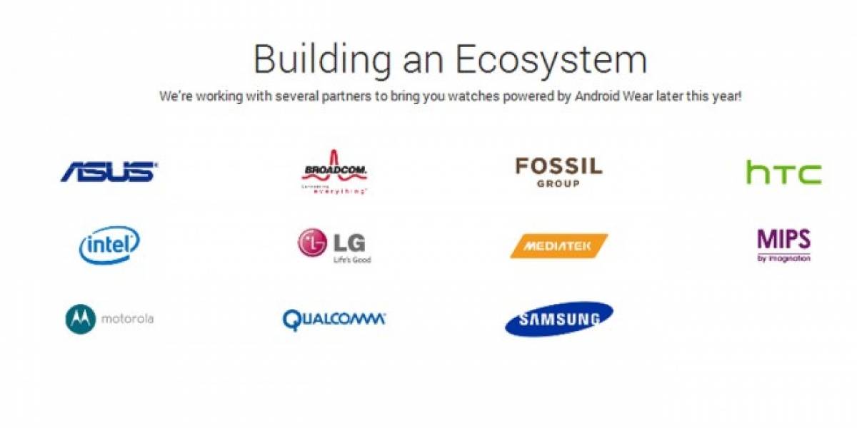 Google finalmente confirma los fabricantes de relojes con Android Wear