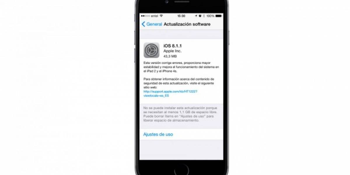Apple comienza a actualizar sus dispositivos a iOS 8.1.1