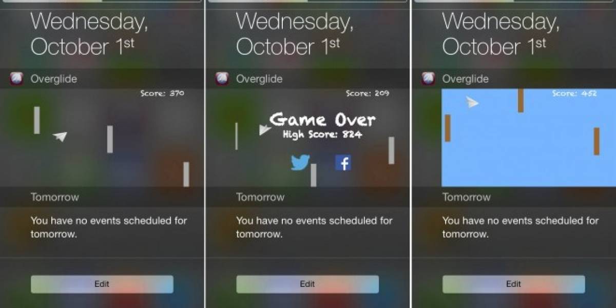 Lanzan videojuego que se ejecuta desde el centro de notificaciones de iOS 8