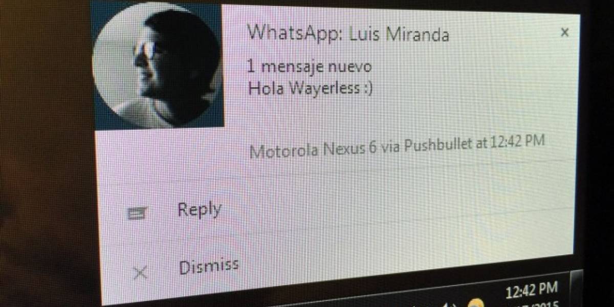 Responde los mensajes de WhatsApp desde tu PC con Pushbullet
