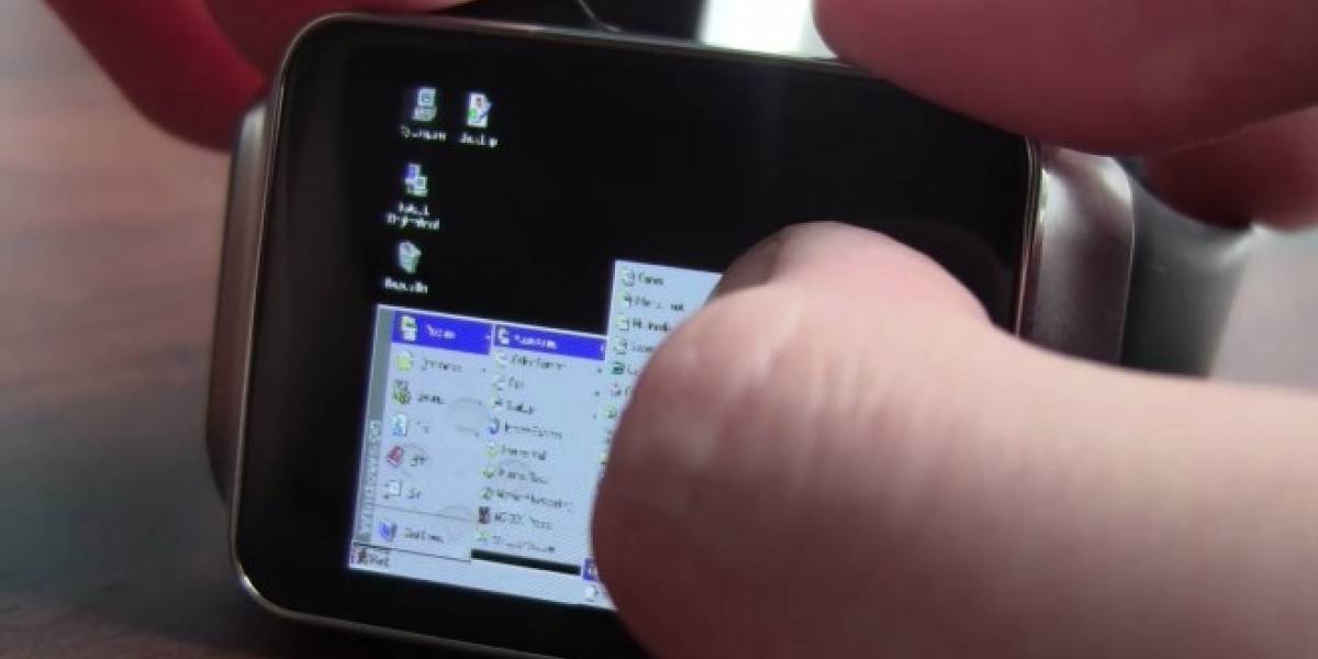 Logran instalar Windows 95 en un Samsung Gear Live
