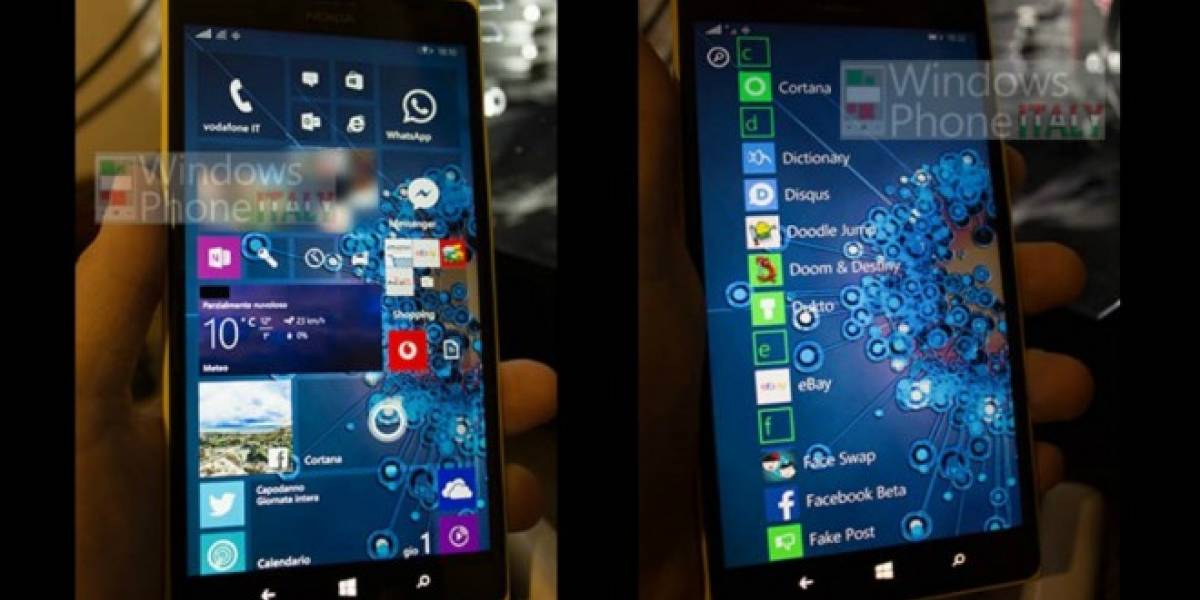 Así se verá Windows 10 corriendo en un smartphone