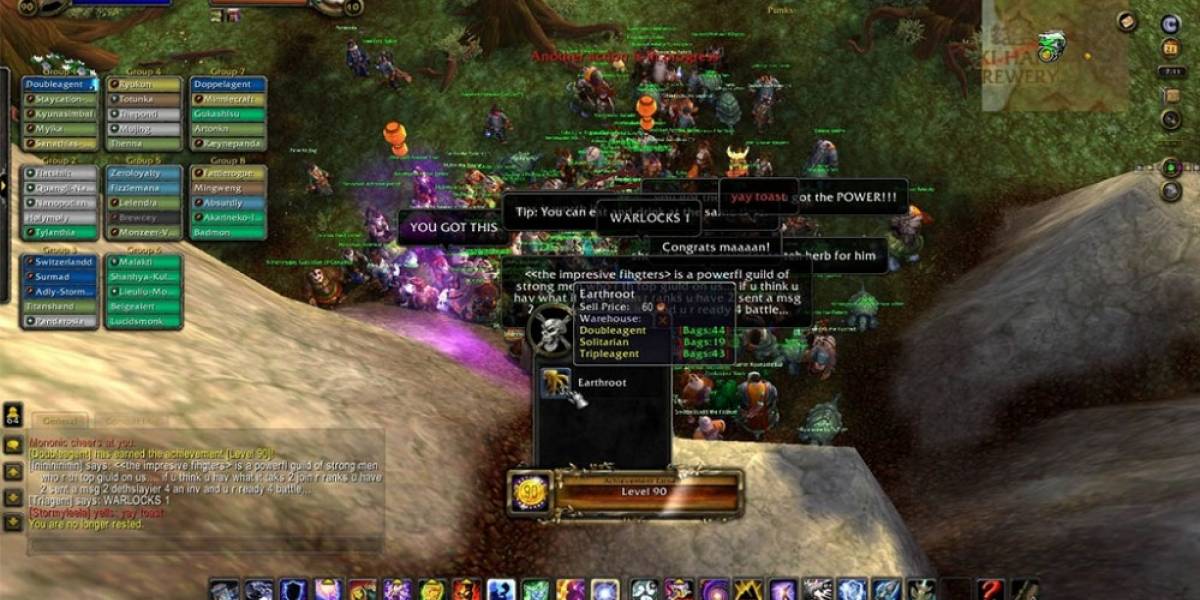 Jugador alcanza nivel 90 en WoW sin dejar la zona inicial