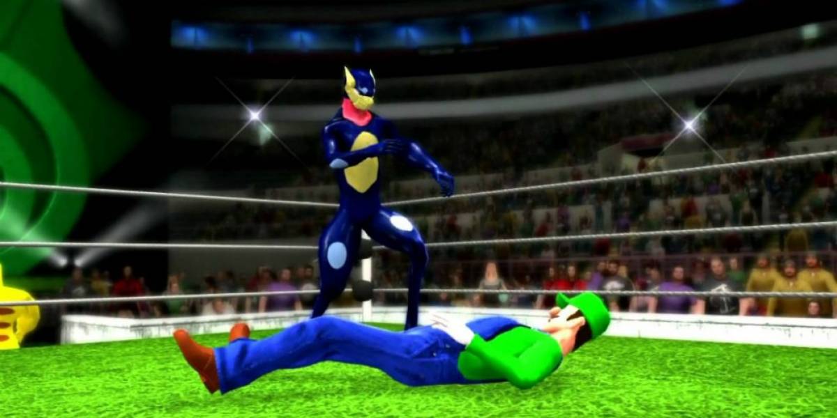 Y esto es lo que sucede cuando se combinan Super Smash Bros. y la WWE