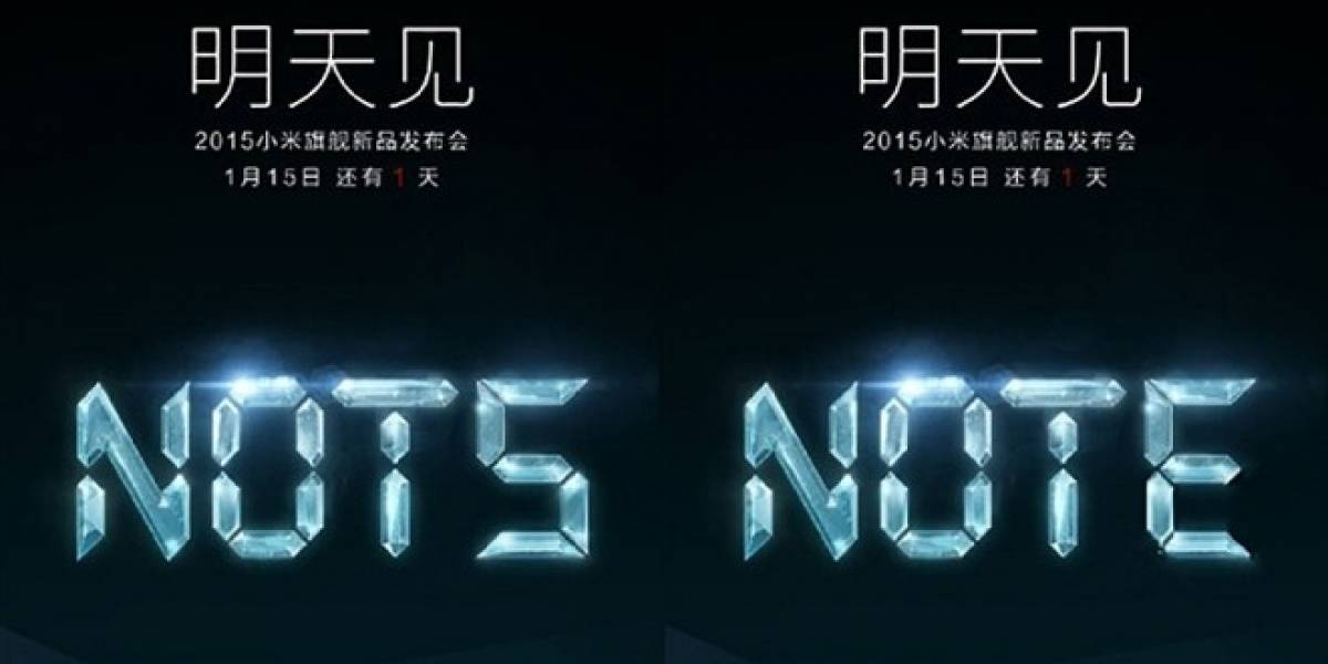 Xiaomi Note podría ser revelado en unas horas