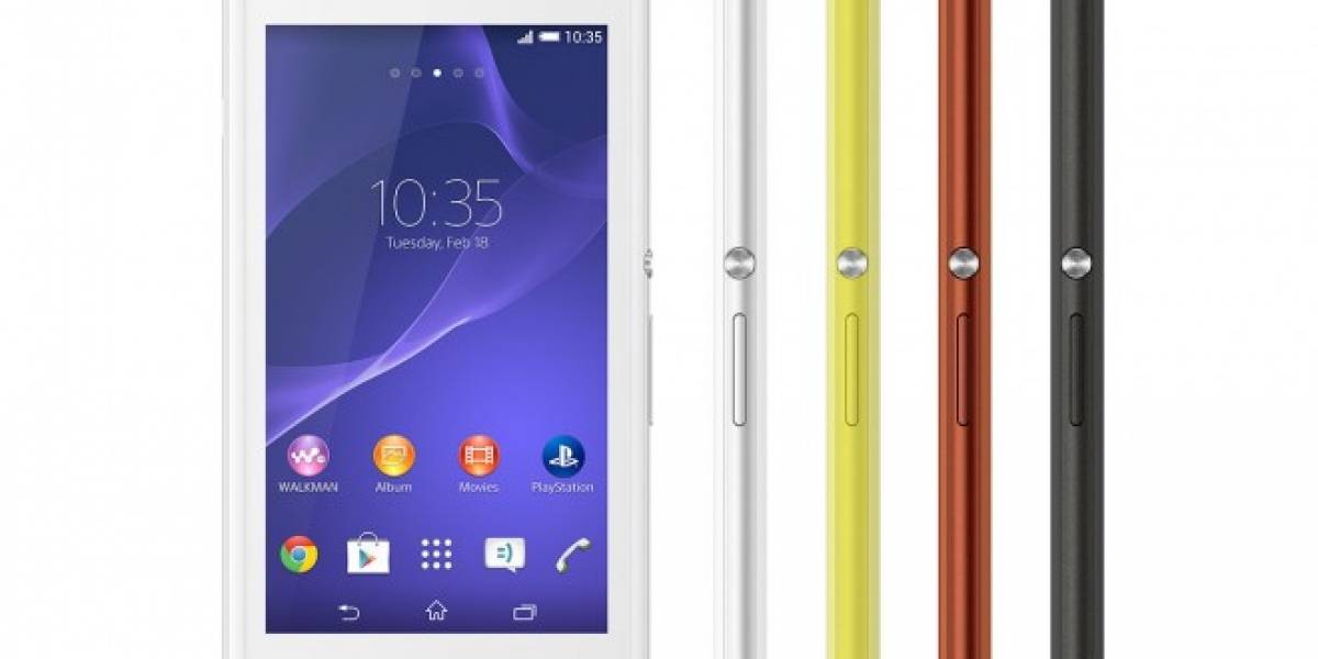 Sony Xperia E3 de bajo costo disponible en México