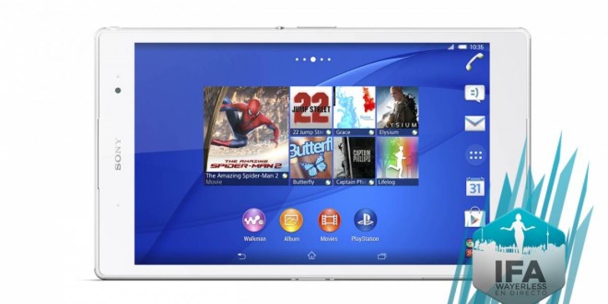 Sony Xperia Z3 Tablet Compact, para usuarios exigentes de manos pequeñas #IFA2014