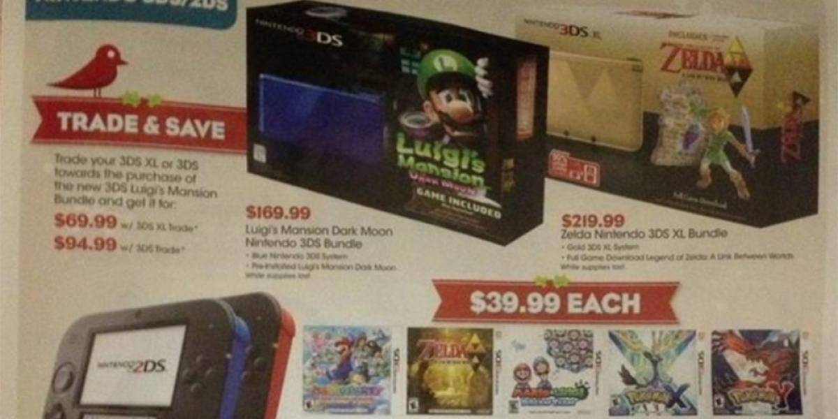 Bundle de Nintendo 3DS XL con TLoZ: A Link Between Worlds llegará a América